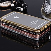 DF® bling de luxe pare-chocs de métal diamant cadre pour iPhone 6 (couleurs assorties)