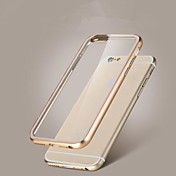 Bumper + Transparent Back Case Cover for iPhone 6(Assorted Colors)