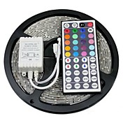 5 mètres, étanche 300x5050 RVB SMD LED bande lumineuse avec télécommande 44key (DC12V)