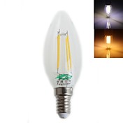 Zweihnder E14 4W 380LM LED Tungsten Filament Core Candle Light (AC 220-240V)