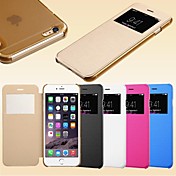 Smart View Screen Touch PU Leather Case for iPhone 6 (Assorted Colors)