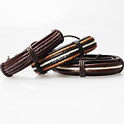 Z&X®  Vintage Tibetan Handmade Men's Leather Bracelets (1pc, 3 Colors Options)