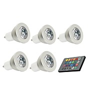 Remote-Controlled/Decorative Spot Lights , GU10 3 W 1 150 LM Color-Changing AC 85-265 V