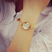 Women's Fashion Circular Alloy  Quartz  Watch