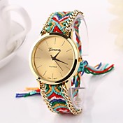 Women Big Circle Dial  National Hand Knitting Brand Luxury Lady Watch C&D-275