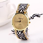 Women Big Circle Dial  National Hand Knitting Brand Luxury Lady Watch C&D-277