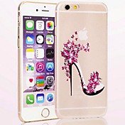 la mode des talons hauts pc étui rigide transparent pour iPhone 6