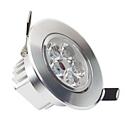 LOHAS®  5x1W 5-LED 500lm 2800K-3200K Warm White Light Ceiling Lamp with Driver - Silver (AC 110-240V)