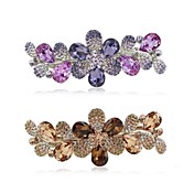 1Pc Elegant Exclusive Crystal Flower Hair Clip