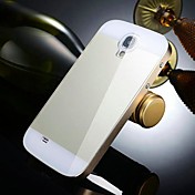 Two-in-one KX Brand Metal Frame Acrylic Mirror Backplane Metal Hard Case for Samsung Galaxy S4(Assorted Colors)