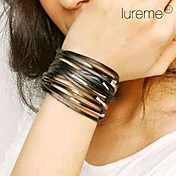 Lureme Multi-layers Leather Bracelet