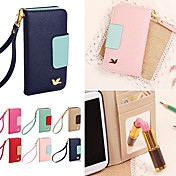 DF Colorful Little Bird PU Leather Full Body Case with Strap for Samsung S3 I9300 (Assorted Colors)