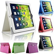 DF Solid Color Full Body PU Leather Case with Stand for iPad Air (Assorted Colors)