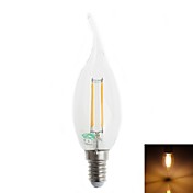 Zweihnder E14 4W 380LM 3000-3500K LED Tungsten Core Warm Light Candle Light(AC 220-240V)