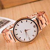 Women's Fashion Circular Alloy  Quartz Watch