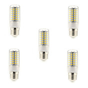 5PCS E27 15W 69x5730SMD 1500LM 3000-3500K Warm White Light LED Corn Bulb (220-240V)