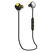 morul bluetoothv4.1 u5 casque dans le canal auditif intelligent application sportive&salut-fi pour les téléphones NFC-noir