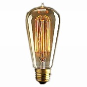 E27 60w Retro Industry Incandescent Bulb 600lm Warm White Drop Style(220V-240V)