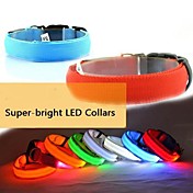 réglable collier lumineux à LED pour chiens de compagnie (de différentes tailles et couleurs)