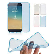 DF 0.3 mm Ultrathin Transparent TPU Soft Case for iPhone 6(Assorted Colors)