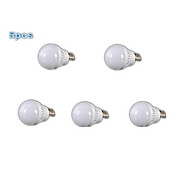 5pcs E27 5W 18X2835SMD 400-500LM 6000-6500K White Color Light LED Ball Bulb(110V)