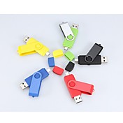 16GB Rotating USB / Micro USB OTG Flash Pen Drive 