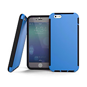 2 in1 Hybrid High Impact Hard Silicone Case for iPhone 6 (Assorted Color)