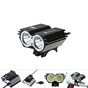 5000Lm 2x CREE XM-L T6 LED Head Front Bicycle Lamp Bike Light Headlamp Headlight