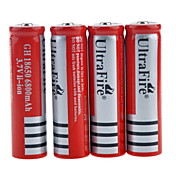 ultrofite rechargeable 3.7v 18 650 li-ion 6800mAh 