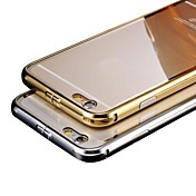 Luxury Plated Metal Frame Adds Transparent PC Cover Phone Shell for  Phone 6