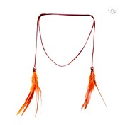 Lureme® SweetLovely Candy Color  Feather Bead  Hair Accessories