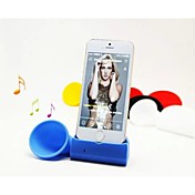 BEBONCOOL  Soft Silicone Horn Stand Speaker Amplifier Fit for All Iphone (Assorted Colors)