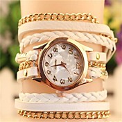 Women's 2015 The Latest Fashion  Chained  Leather  Quartz Watch Hot Sale(Assorted Colors)