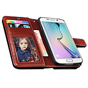 Vintage PU Leather Wallet Style Case for Samsung Galaxy S6 (Assorted Color)