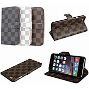 BIG D Lattice Pattern Full Body Case for iPhone 6 Plus(Assorted Color)