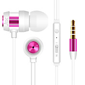 JTX-702 3.5mm Noise-Cancelling Mike In Ear Earphone for Iphone and Other Phones(Assorted Colors)