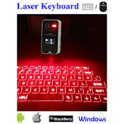 Touch Portable Bluetooth Virtual Laser Projection Keyboard With Lcd For Samsung IPhone Ipad  Laptop Pc