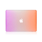 2015 Newest High Quality Rainbow Plastic Full Body  Matte Case for Macbook Pro 13.3 inch (Assorted Colors)