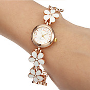 Women's Watch Flower Bracelet Alloy Band