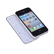 Neewer® White Slide Bluetooth Keyboard Case & Hardshell Case for iPhone 4S