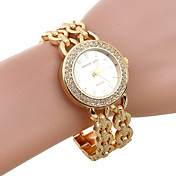 Women's Full Rhinestone Round Dial Fashion Bracelet Quartz Watch(Assorted Color)