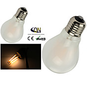 ONDENN E26/E27 4 W 4 COB 400 LM 2800-3200K K Warm White A Dimmable Globe Bulbs AC 220-240/AC 110-130 V