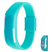 Sports Bracelet Unisex Silicone Band LED Waterproof Watches Wrist (Assorted Colors)