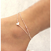 Heart Shape  Love Alloy Anklet Daily/Casual 1pc