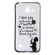 Blowing Bubbles Pattern PC Hard Back Cover Case for Huawei Ascend Y550