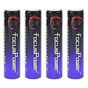 Focus Power 4.2V 10000mAh 18650 Rechargeable Lithium Ion Battery(4pcs)