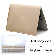 Top Selling Metal Style PVC Hard Full Body Case and TPU Keyboard Cover for Macbook Air 13.3 inch (Assorted Colors)