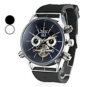 Men's Watch Auto-Mechanical Tourbillon Skeleton Silicone Strap