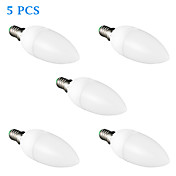 5 pcs FRANLITE E14 5 W 8 SMD 3022 420 LM Warm White C Candle Bulbs AC 220-240 V