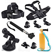 10-in-1 Sports Camera Accessories Kit for GoPro Hero 4/3/3+/SJ4000/SJ5000/SJCam/Xiaoyi